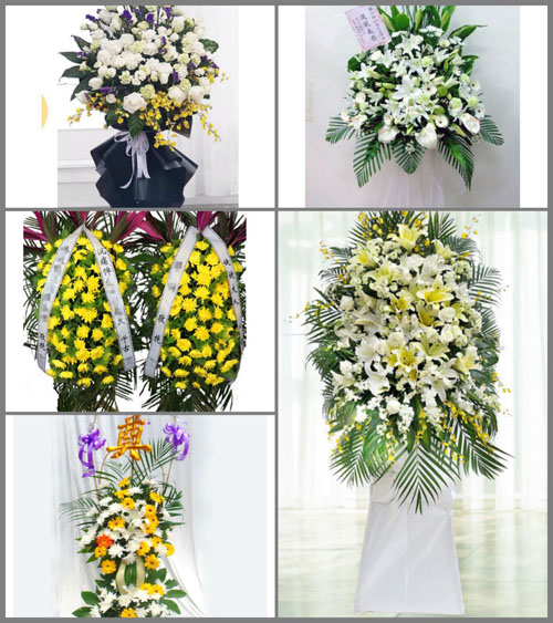 河北承德围场县燕格柏乡白事花篮预定